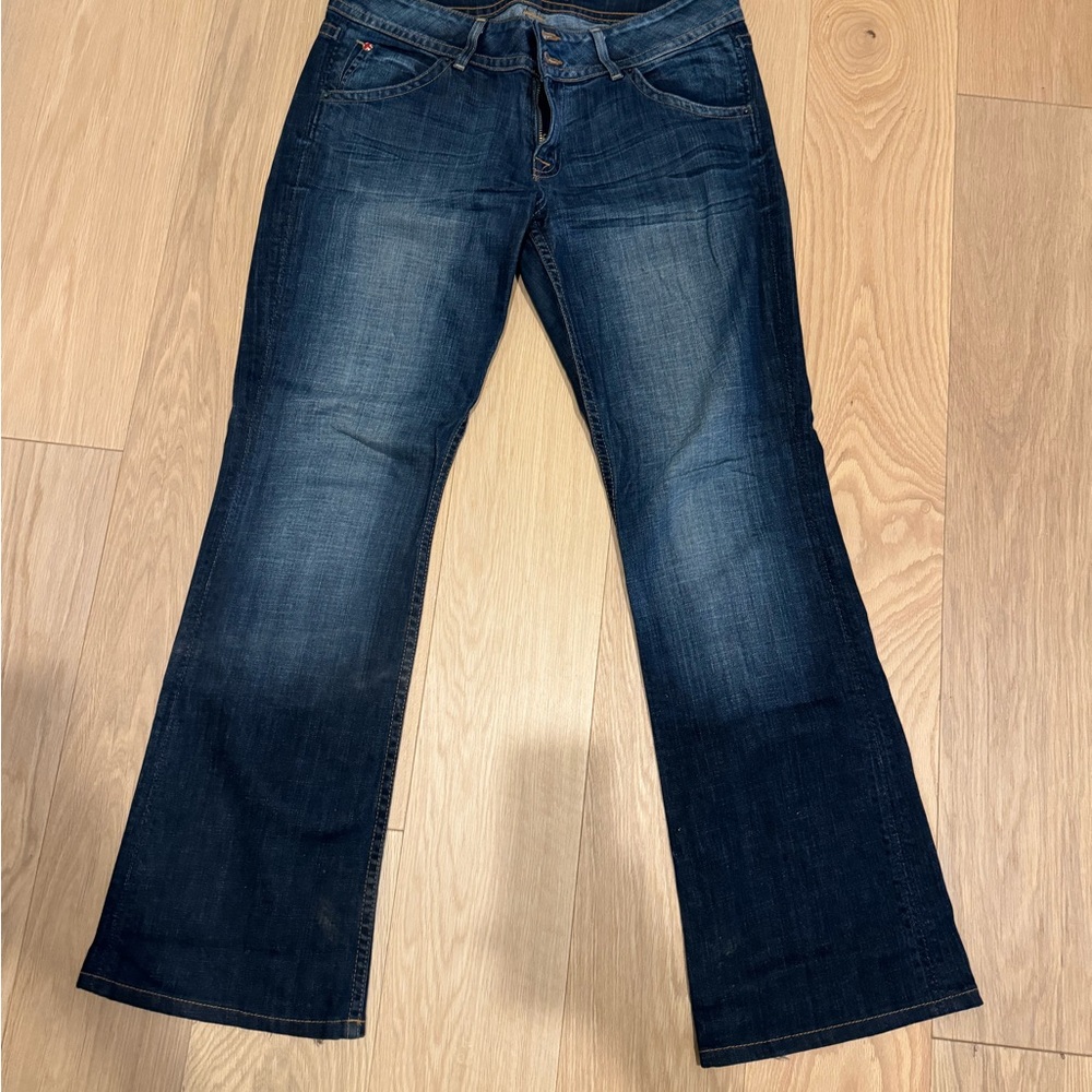 Hudson Bootcut Jeans Size 30 Navy Wash